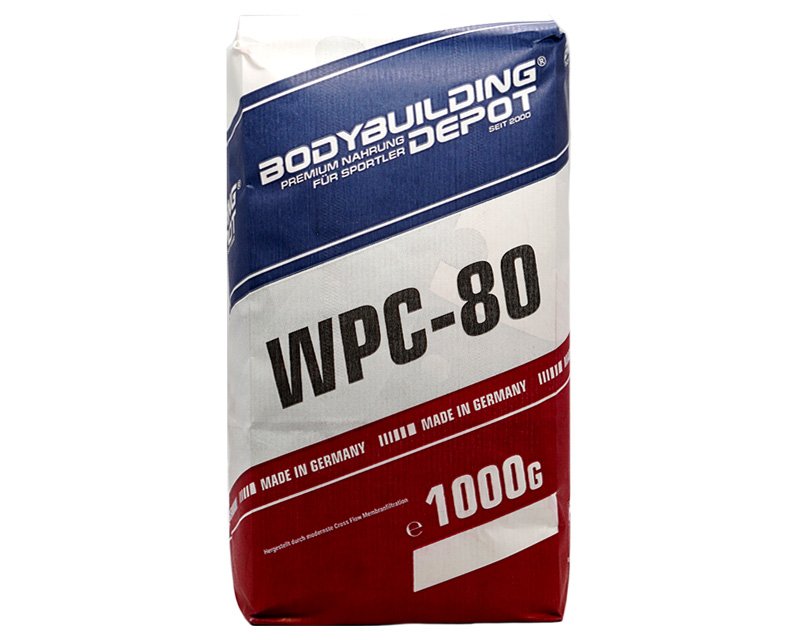 WPC-80 Whey Protein, 1 kg Tüte