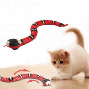 Katzenspielzeug Schlange mit Sensoren